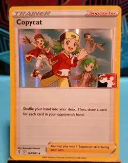 Copycat 143/203 Holo Prize Pack Series Pokemon Play! Mint Condition - Image 2