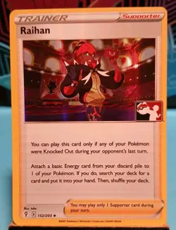 Raihan 152/203 Holo Prize Pack Series Pokemon Play! Mint Condition - Image 2