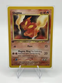 Pokemon 1st Edition Slugma 53/64 Neo Revelation - Image 1