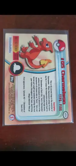 Charmeleon Topps Chrome Pokemon #05 Holo - Image 2