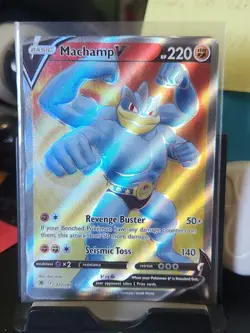 Pokemon TCG Machamp V Sword & Shield - Astral Radiance 171/189 Holo Full Art - Image 1