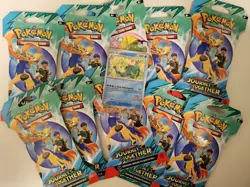 Pokemon Lot of 10 Scarlet & Violet Journey Together sleeved booster pack + bonus - Image 1
