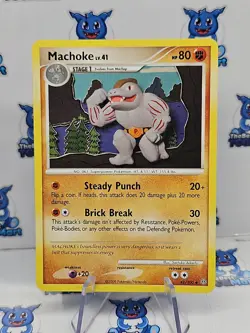 Pokemon Machoke Stormfront 41/100 - LP - Image 1