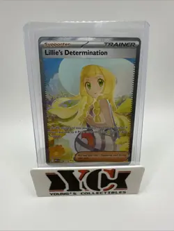 Lillie’s Determination 184/132 Special Illustration Rare Pokemon Mega Evolution - Image 1