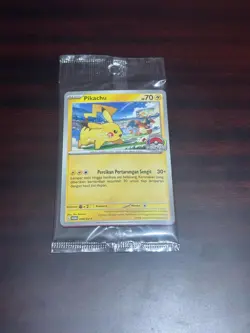 Pokemon TCG Bahasa Indonesia Language Pikachu WCS 2023 World Championship Promo - Image 1
