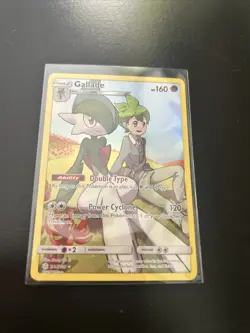 FULL ART Gallade (Wally Art) SECRET RARE 244/236 Pokemon Cosmic Eclipse Holo LP - Image 1