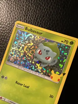 # Pokemon TCG Bulbasaur 1/25 Holo McDonald’s Promo 25th Anniversary 2021 NM - Image 2