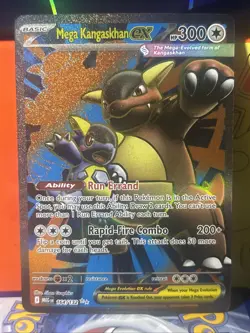Pokemon Mega Kangaskhan ex Ultra Rare Holo EX 164/132 Me01: Mega Evolution - Image 1