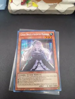 MP22-EN258 Ghost Belle & Haunted Mansion Secret Rare 1st Edition Yugioh Card - Image 2