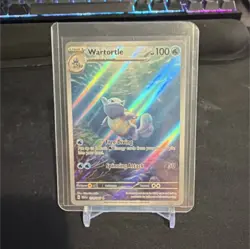 Pokemon Wartortle 171/165 Scarlet & Violet 151 Holo Illustration Rare Card 2023 - Image 1