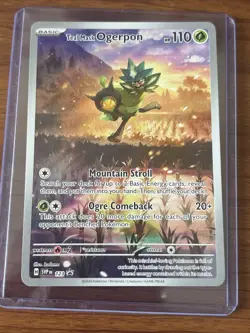 Pokemon Teal Mask Ogerpon 123 Sv: Scarlet & Violet Promo Cards Holo - Image 1