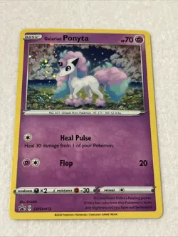 Galarian Ponyta SWSH013 SWSH: Sword & Shield Promo Cards Holo SWIRL NM - Image 1