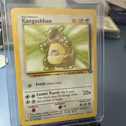 Pokemon TCG Kangaskhan Jungle Card 21/64 Unlimited Regular Rare MP - Image 1