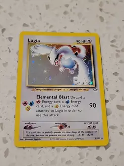 Pokemon TCG Lugia Neo Genesis Holo Rare Card 9/111 - Image 2