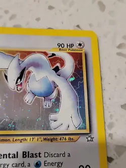 Pokemon TCG Lugia Neo Genesis Holo Rare Card 9/111 - Image 5