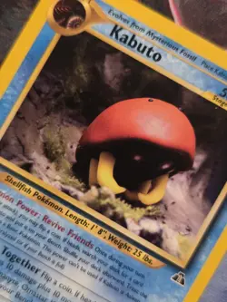 Kabuto 56/75 Neo Discovery Common Pokemon Card - Image 2