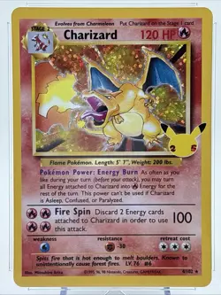 Charizard Pokemon Celebrations: Classic Collection 4/102 Card CGC Gem Mint 9.5 - Image 2