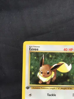 Pokemon Cards: Team Rocket 1st Edition Common: Eevee 55/82 - Image 2