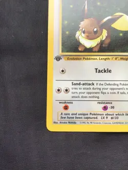 Pokemon Cards: Team Rocket 1st Edition Common: Eevee 55/82 - Image 5