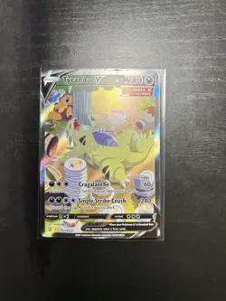Pokemon TCG Tyranitar v Full Art Holo Rare Alternate Card 155/163 Battle Styles - Image 1