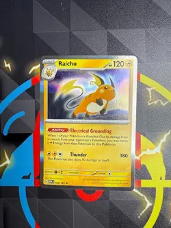 Raichu 26/165 Scarlet & Violet 151 Holo Pokemon TCG Cards Near Mint - Image 1