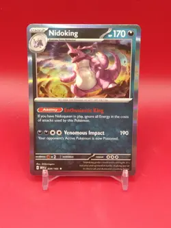 Pokemon Card - Nidoking 34/165 Holo - Rare - Image 1