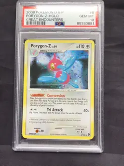 Pokemon Cards: Great Encounters Rare Holo: Porygon-Z 6/106 PSA 10 - Image 2