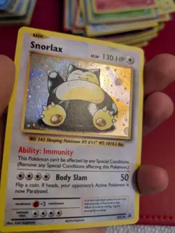 Snorlax XY179 Holo Promo Pokemon Card Excellent Condition - Image 3