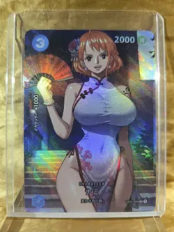NAMI One Piece Waifu Goddess Card CUSTOM MADE - Image 1