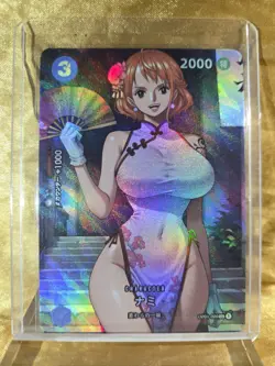 NAMI One Piece Waifu Goddess Card CUSTOM MADE - Image 2