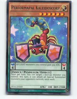 Performapal Kaleidoscorp #DUEA-EN009 Rare 1st Edition Yugioh Card - Image 1