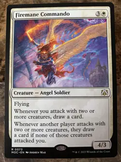 MTG TCG Commander: March of the Machine Firemane Commando 0073 Regular Rare - Image 1