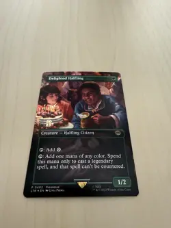 Delighted Halfling (Borderless) Universes Beyond: the Lord of the Rings Foil (a) - Image 2