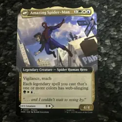 NYCC 2025 exclusive MTG Peter Parker Amazing Spider-man PROMO Magic Gathering - Image 2