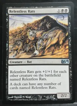 Relentless Rats 108/m10 or 113/m11 NM Regular (same art and text, mixed listing) - Image 1