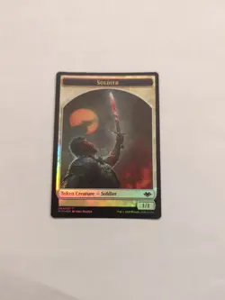 Soldier Token *FOIL* Modern Horizons NM MTG - Image 1