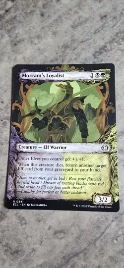 Morcant's Loyalist (Showcase) Lorwyn Eclipsed Regular Creature Elf Warrior MTG - Image 1