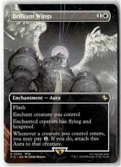 Brilliant Wings (Borderless) R Commander: FINAL FANTASY 454 NM - Image 1