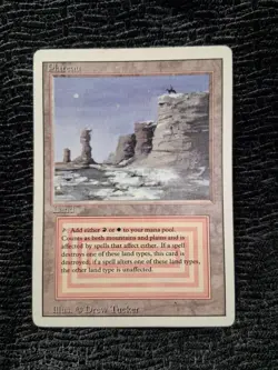 MTG: Plateau, Moderate Play, English - Revised - MP - Dual Land - Reserved List - Image 1