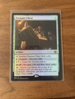 MTG - Treasure Chest. Adventures in the Forgotten Realms. Rare Foil. 252. - Image 1