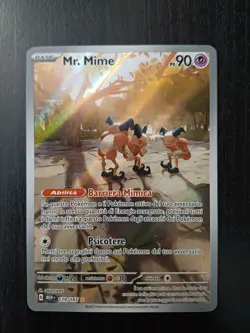 Carte Pokemon - MR. MIME 179/165 - Pokemon Mew 151 - Alternative Art - Image 1