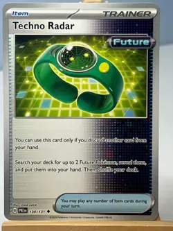 Pokemon Tcg techno Radar 130/131 Scarlet & Violet Prismatic Evolutions Uncommon - Image 1