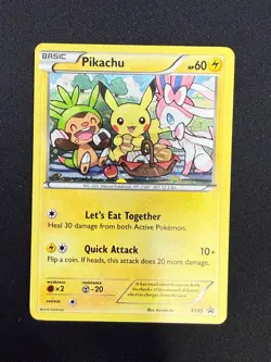 Pokemon TCG - Pikachu - XY95 - Black Star Promo LP - Image 1