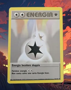 Pokemon Energia Incolore doppia 96/102 Set Base - Non Comune - 1ST ED. ITA - EX - Image 1