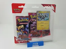 Pokemon Ewige Rivalen 3er Booster Pack Blister Zebritz Deutsch Neu & OVP Sealed - Image 1