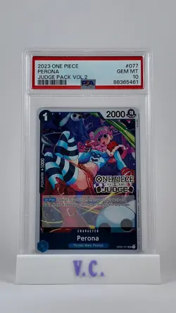 2023 One Piece Perona Judge Pack Volume 2 #077 PSA 10 - Image 1