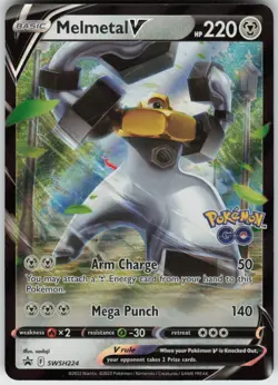 UR-01 Holo Melmetal V SWSH224 Promo SWSH: Sword & Shield Promo Cards - Image 1