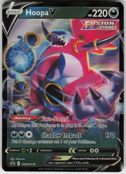 UR-01 Holo Hoopa V SWSH176 Promo SWSH: Sword & Shield Promo Cards - Image 1