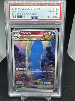 Wailord 162/159 PSA 10 Gem Mint Journey Together Art Rare Card - Image 1