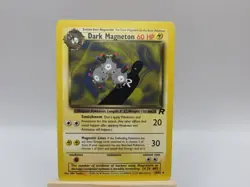 Pokemon Rare Card Dark Magneton 28/82 Team Rocket 2000 #9 - Image 1